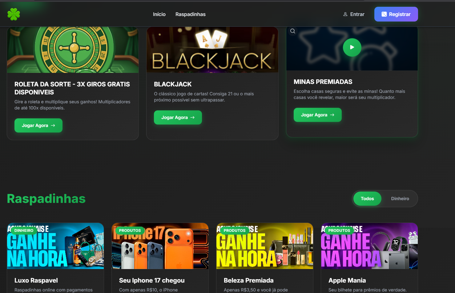 SCRIPT RASPADINHA FULL  - MAGRÃO STORE